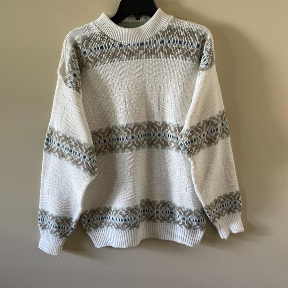 Cresta Other - VIntage White Cresta Knit Sweater - Size Medium